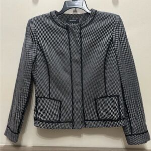 Brand New- Without tags- Jones New York Navy and White Textured Blazer